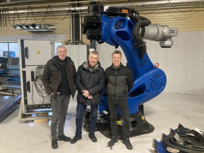 En av världens största robotar